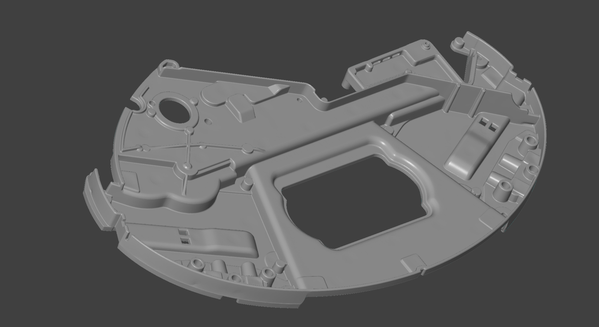 Imaginea modelului scanat (MESH)